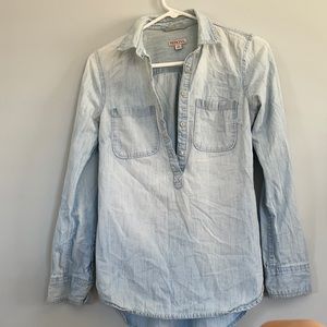 Denim xs button shirt